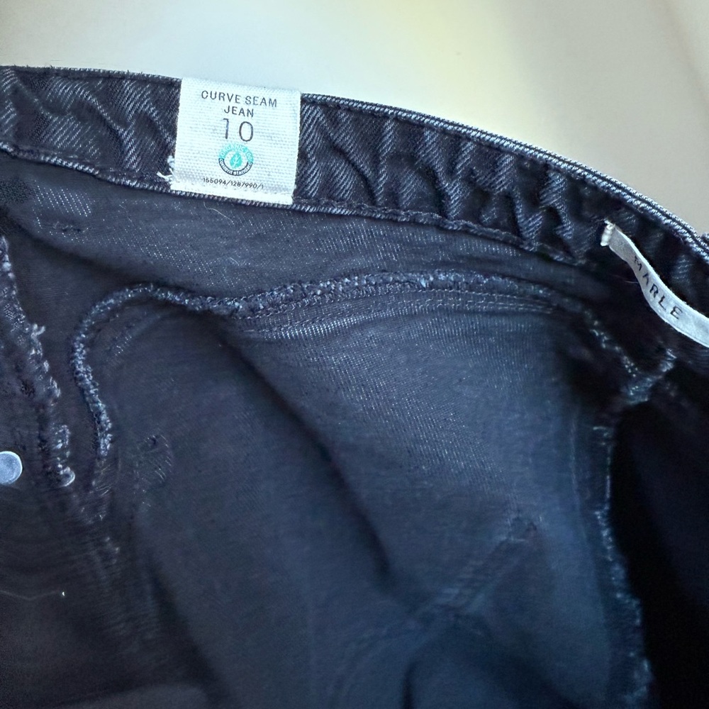 MARLE Organic Curve Jean in Washed Black - size US 28 - Picture 7 of 10